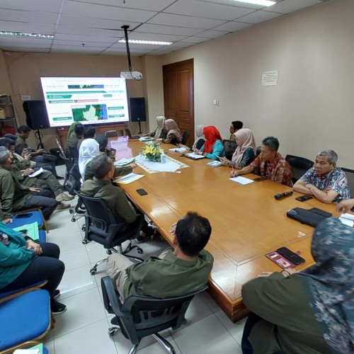 Koordinasi ke Dinas Ketahanan Pangan Kab.Kutai Kartanegara