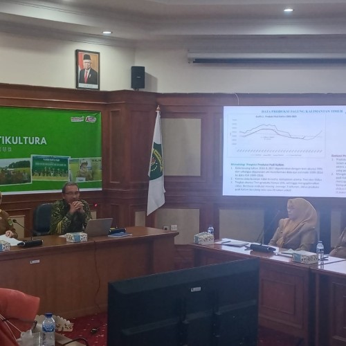 sinkronisasi penyusunan target 5 tahun data proyeksi Tan.Pangan dan Hortikultura se Kalimantan Timur