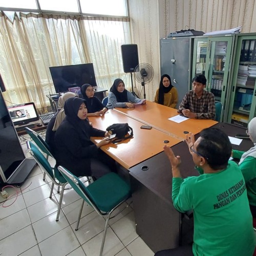 Menerima kunjungan Mahasiswa/i Universitas Mulawarman