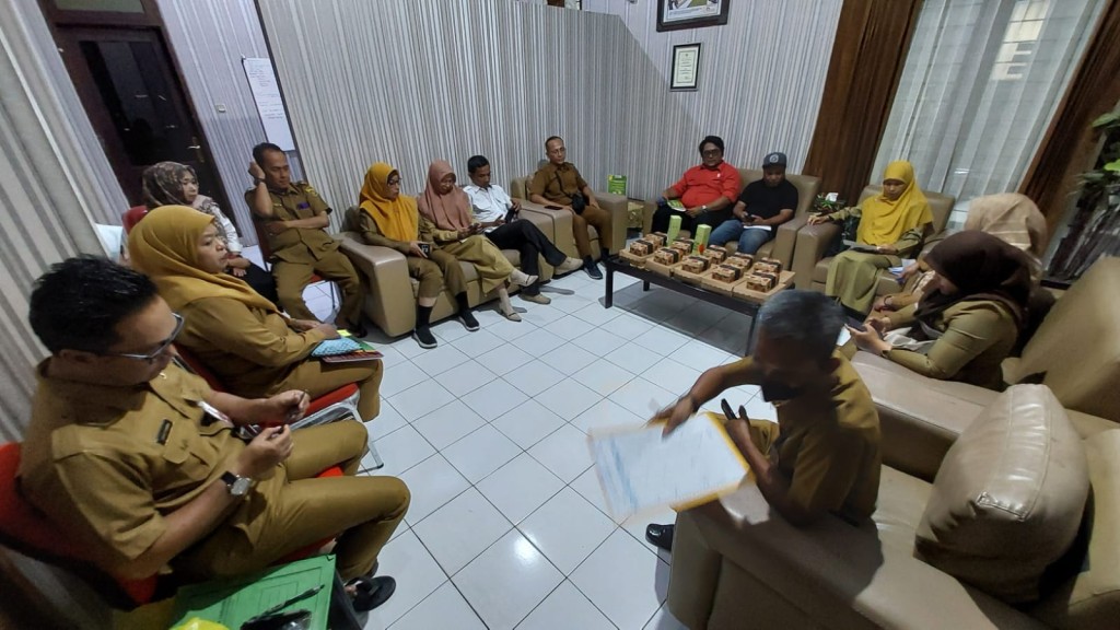 Koordinasi pra pelaksanaan Gerakan Pangan Murah ( GPM ) yang akan dilaksanakan pada tanggal 11 s/d 12 Desember 2024