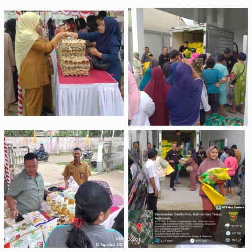 Gerakan Pangan Murah ( GPM ) kembali digelar di Kelurahan Sungai Kapih