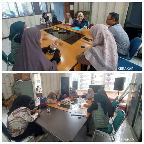 Menerima kunjungan dari Dinas Ketahanan Pangan dan Pertanian Kota Balikpapan