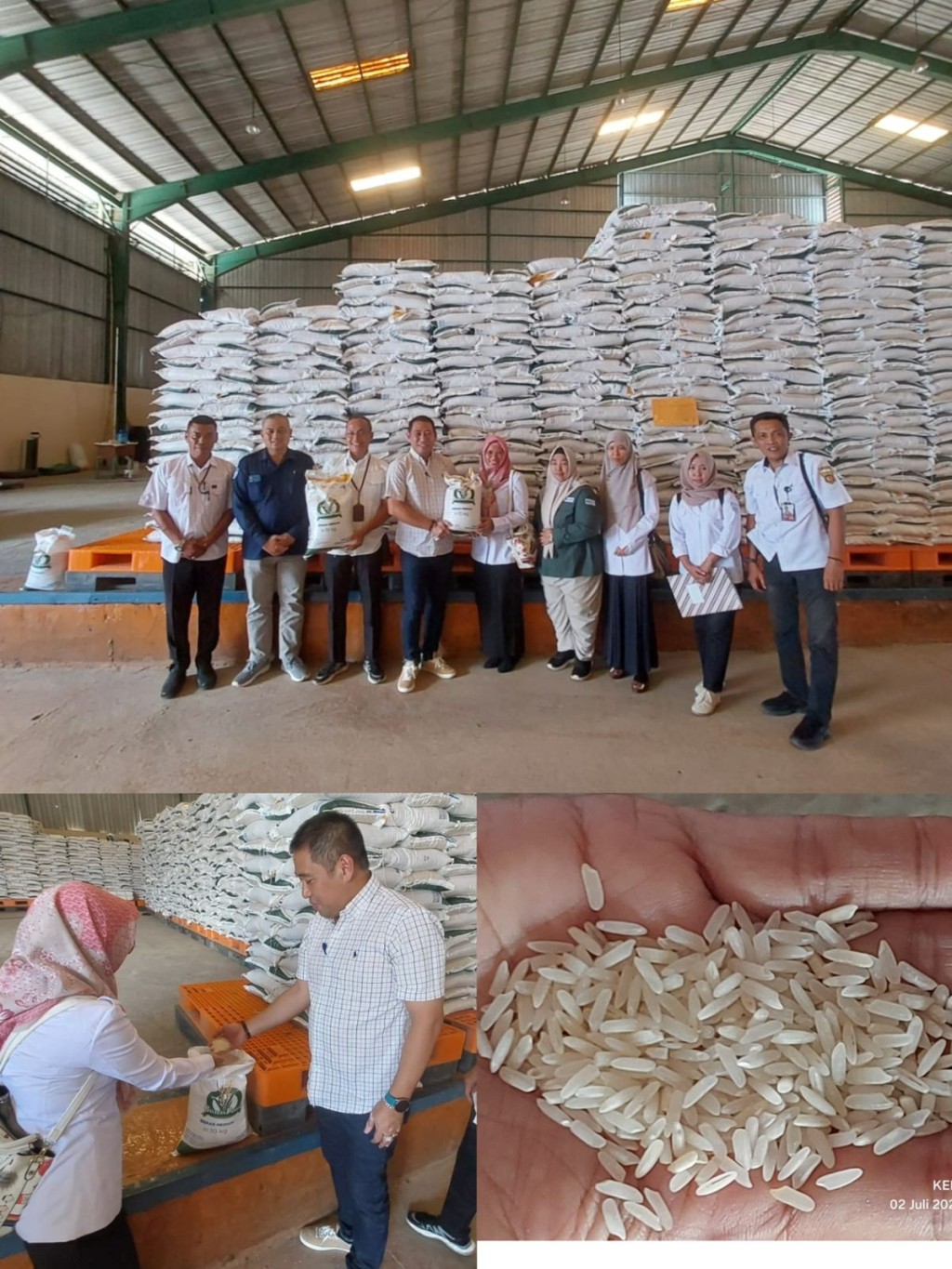 Verbal kualitas dan kuantitas Beras Bantuan Pangan ( Banpang )