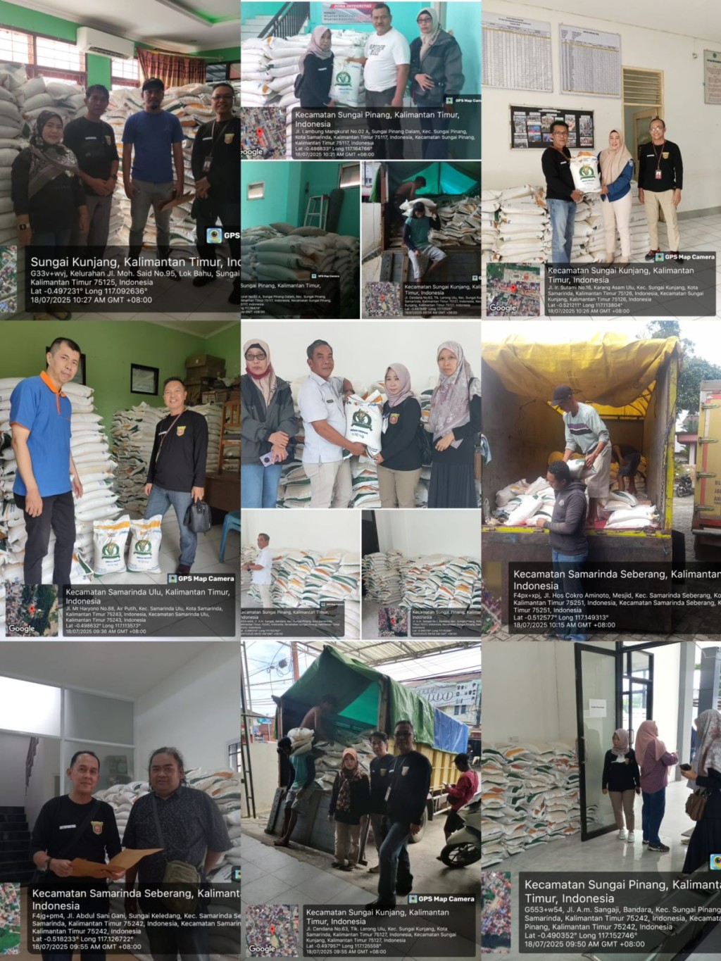 Pendampingan penyaluran Bantuan Pangan ( Banpang ) alokasi Juni-Juli pada18 Juli 2025