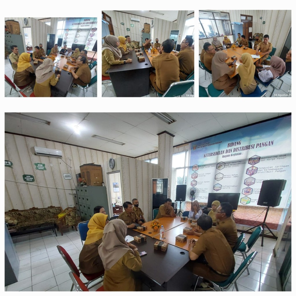 Rapat internal Bidang Ketersediaan dan Distribusi Pangan (KDP )