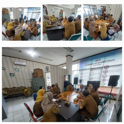 Rapat internal Bidang Ketersediaan dan Distribusi Pangan (KDP )