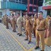 Kegiatan apel Senin pagi 27 Maret 2026