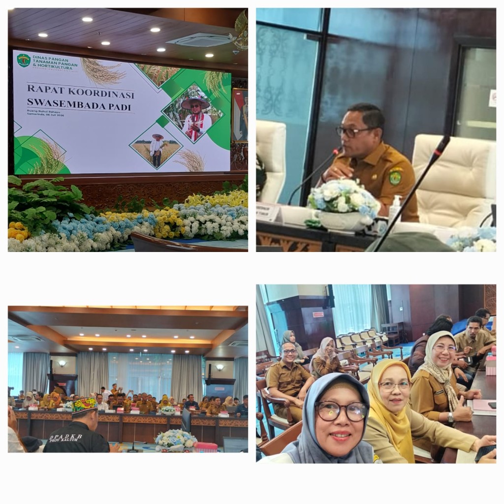 Rapat koordinasi swasembada padi Se Kaltim